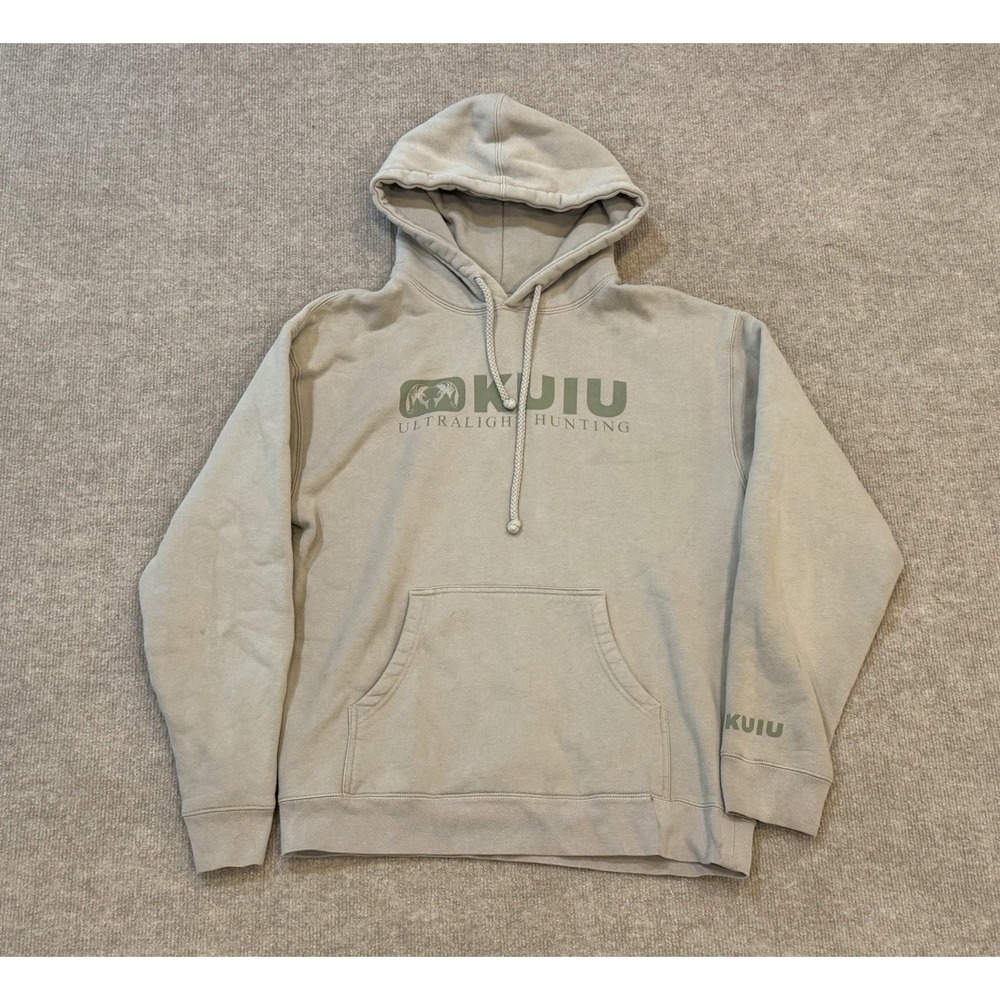KUIU Olive Green Logo Hoodie